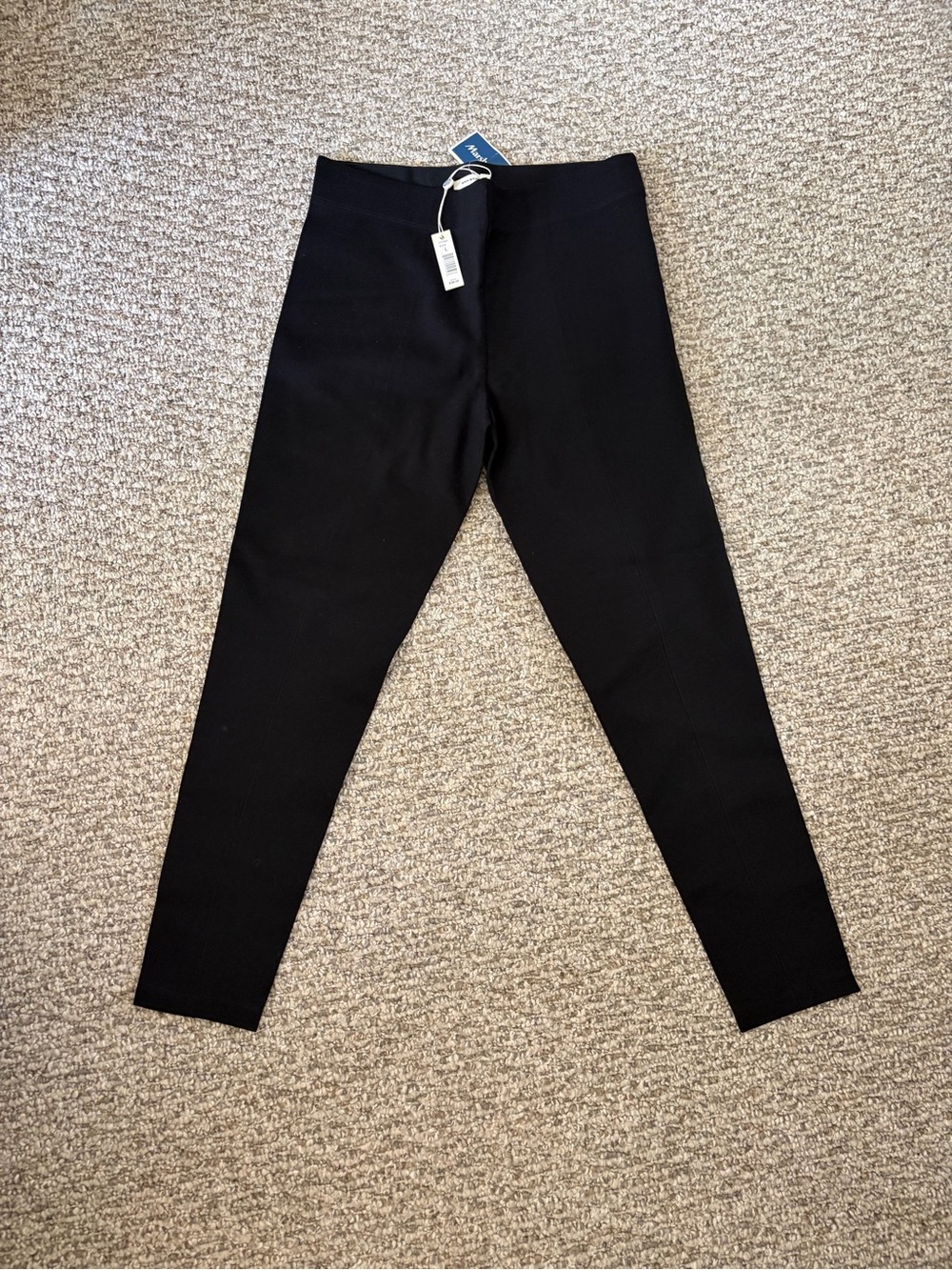Max Studio Black Ponte Leggings